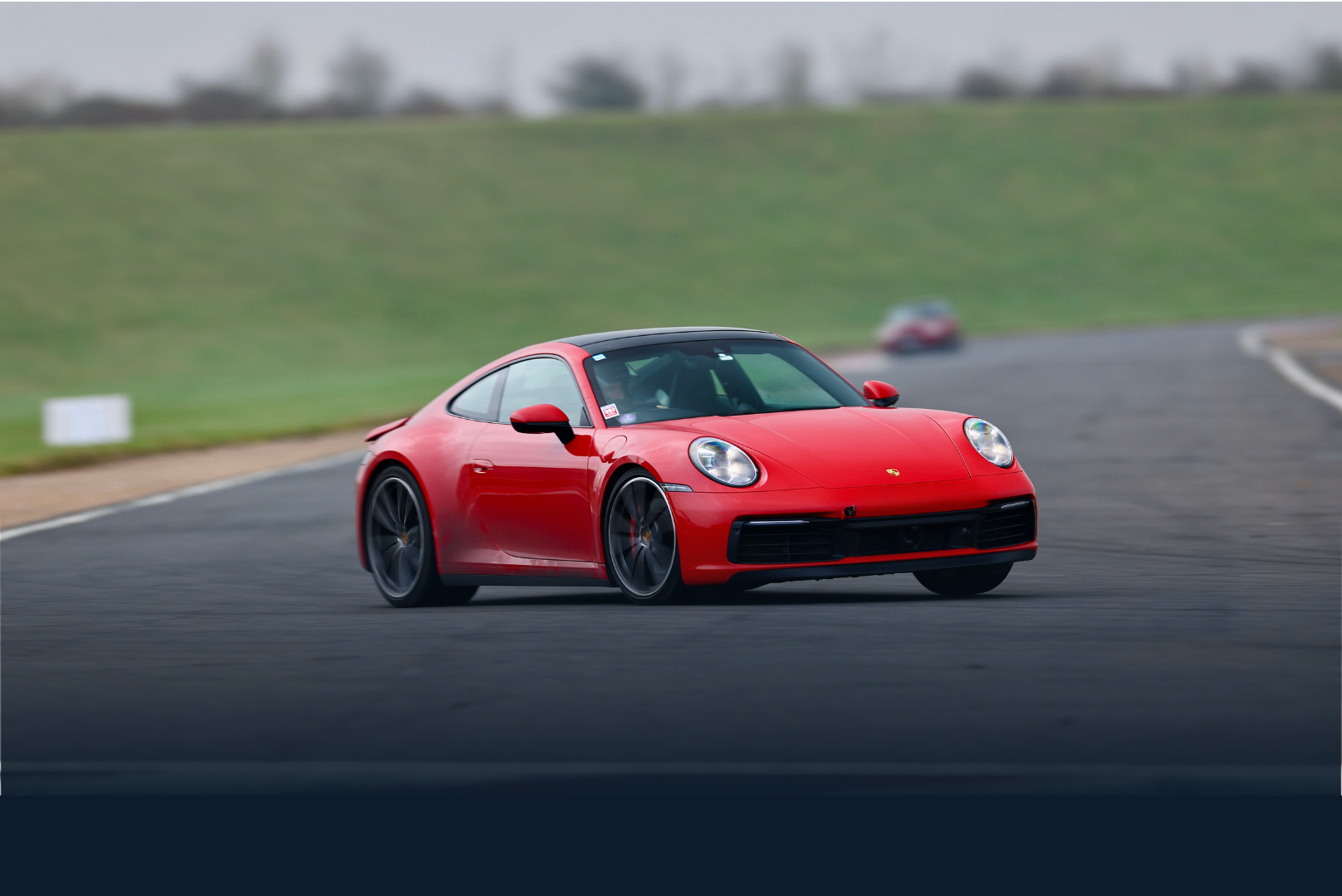 Porsche 992 on track