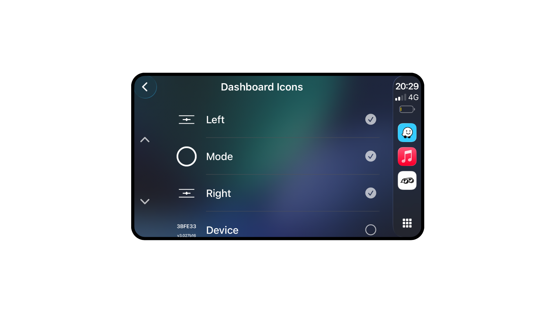 992noise CarPlay customisable display icon selection
